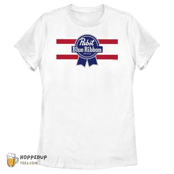Pabst Red Stripe Blue Ribbon Graphic Tee