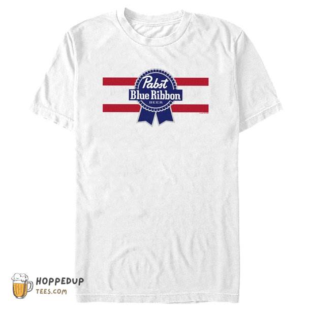 Pabst Red Stripe Blue Ribbon T-Shirt