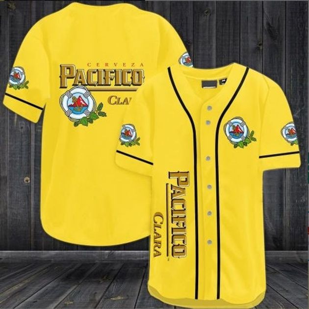 Pacifico Clara Beer Party Themed Baseball Jersey HU