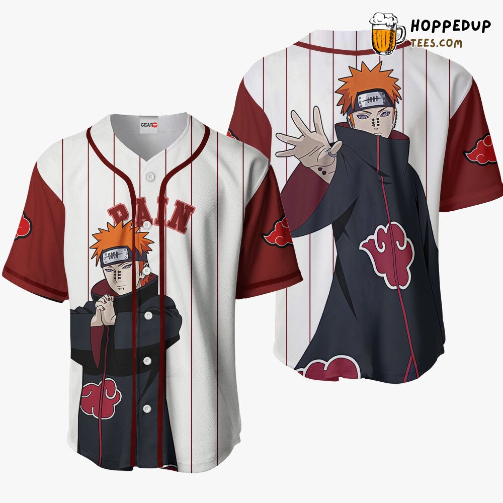 Pain Akatsuki Unique Distinctive Anime Baseball Jersey Design Collection Pain Akatsuki Unique Distinctive Anime Baseball Jersey Design Collection