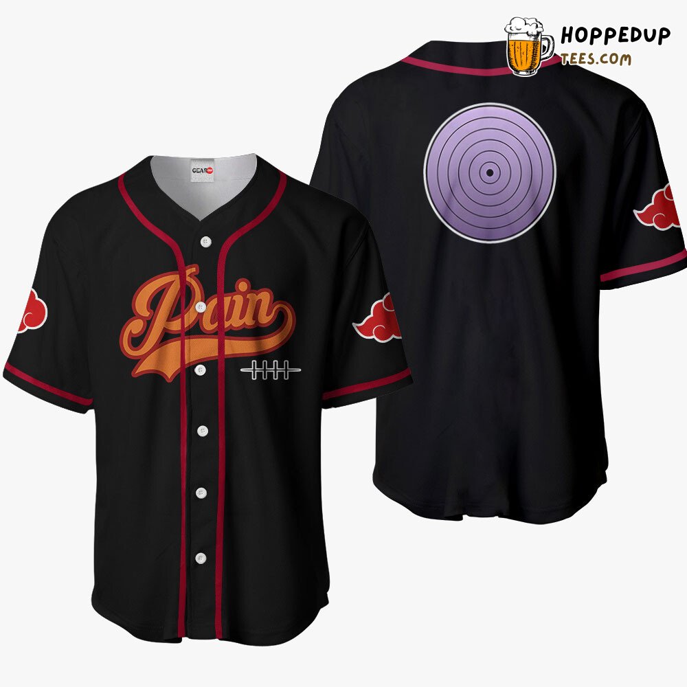 Pain Anime Baseball Jersey Shirt Distinctive Symbol Unique Collection