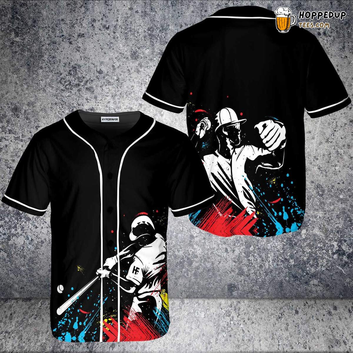 Paintball Baseball Player Baseball Tee Jersey Shirt Printed 3D