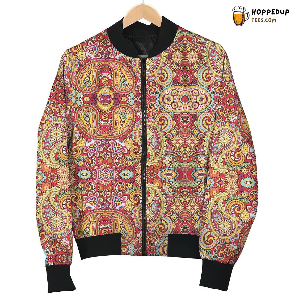Paisley Large Organic Bomber Jacket