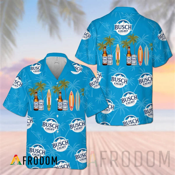 Palm Trees Hawaii Busch Light Hawaii Shirt HU