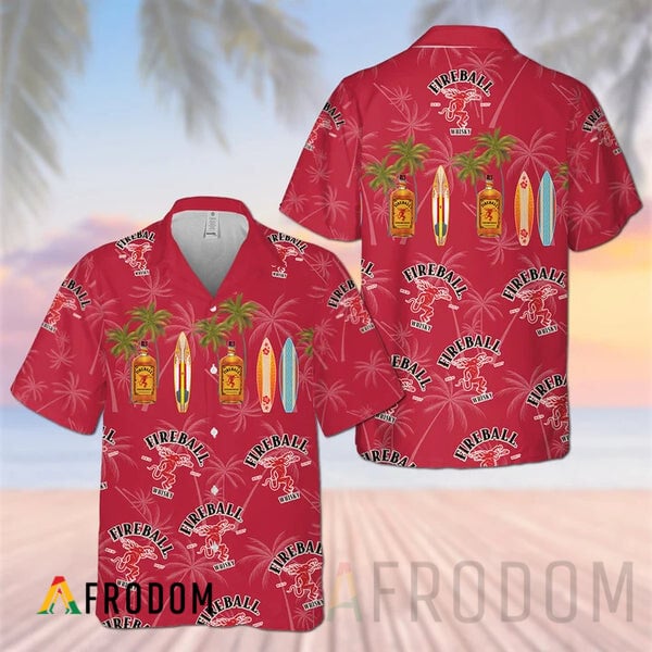 Palm Trees Hawaii Fireball Hawaii Shirt HU