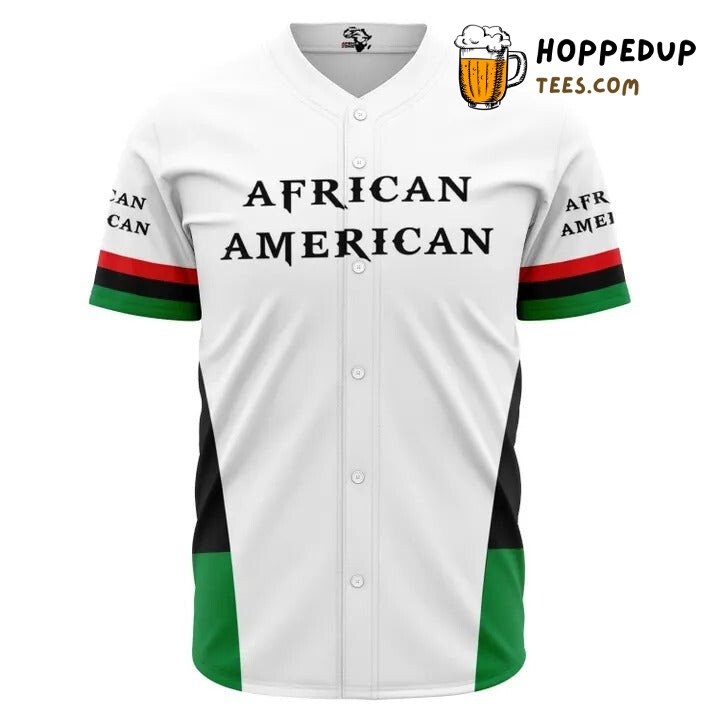 Pan African American Baseball Tee Jersey Shirts 3D