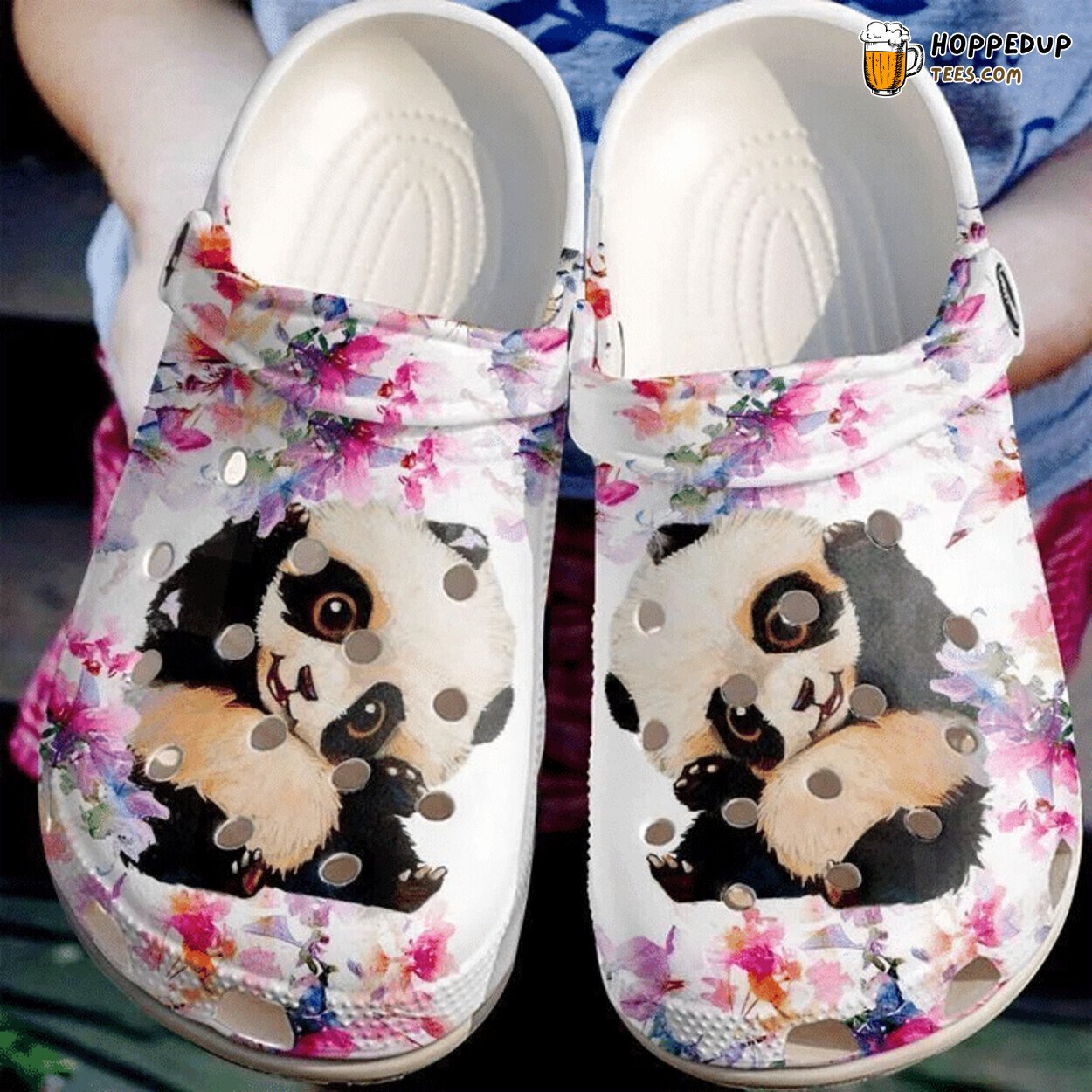 Panda Cute Classic Themed Comfortable Stylish Unique Clogs Shoes
