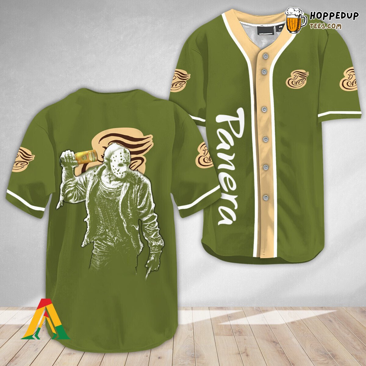 Panera Bread Jason Voorhees Horror Unique Distinct Baseball Jersey