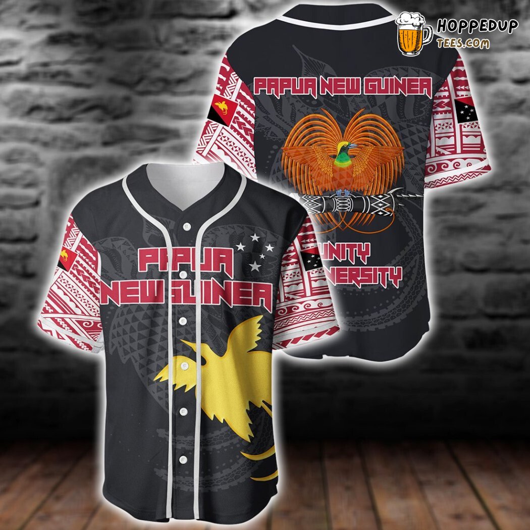 Papua New Guinea Bird Of Paradise Tattoo Pattern Baseball Tee Jersey Shirts 3D Printed Papua New Guinea Bird Of Paradise Tattoo Pattern Baseball Tee Jersey Shirts 3D Printed
