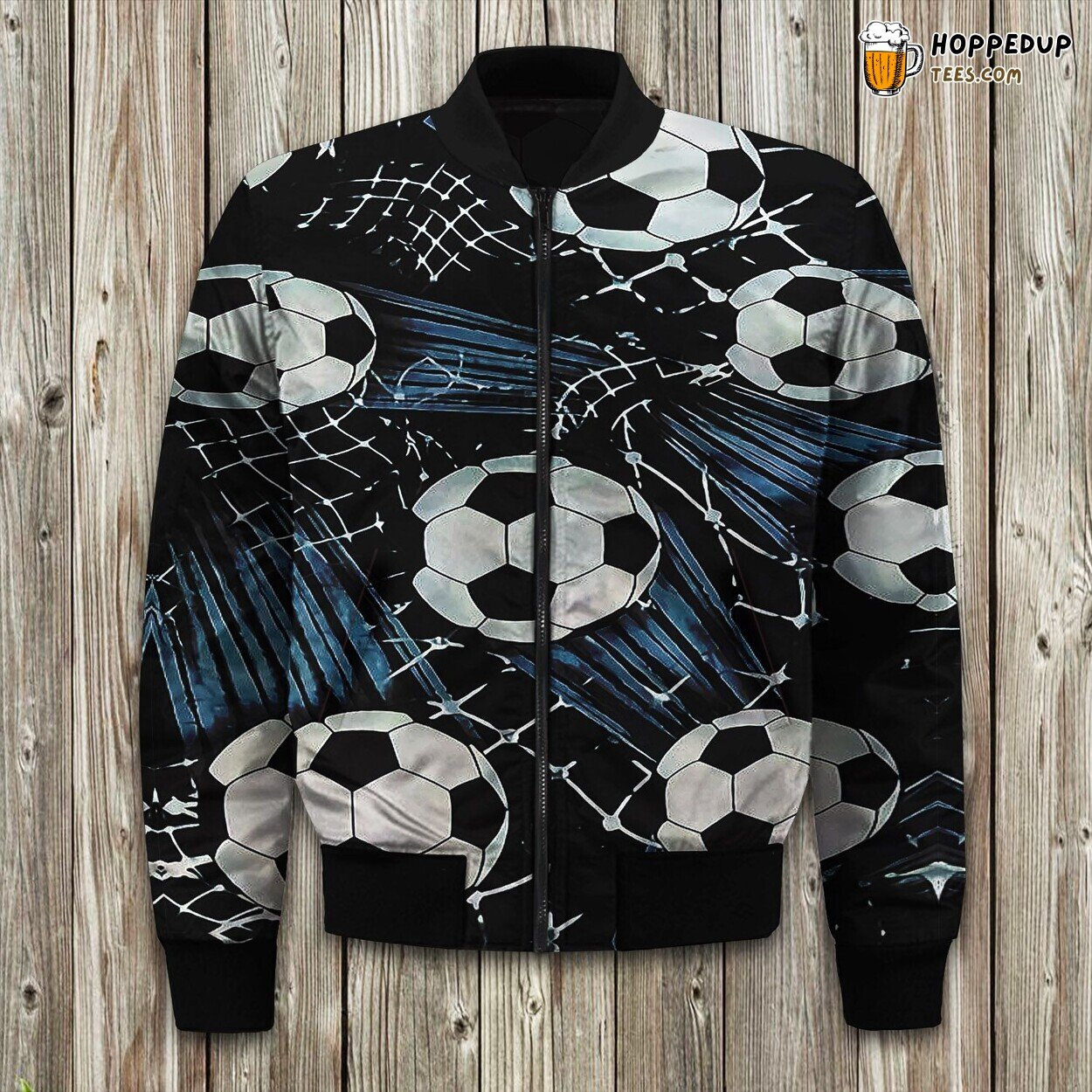 Passion for Soccer Winter Bomber Jacket Stylish Warm Tailored Design