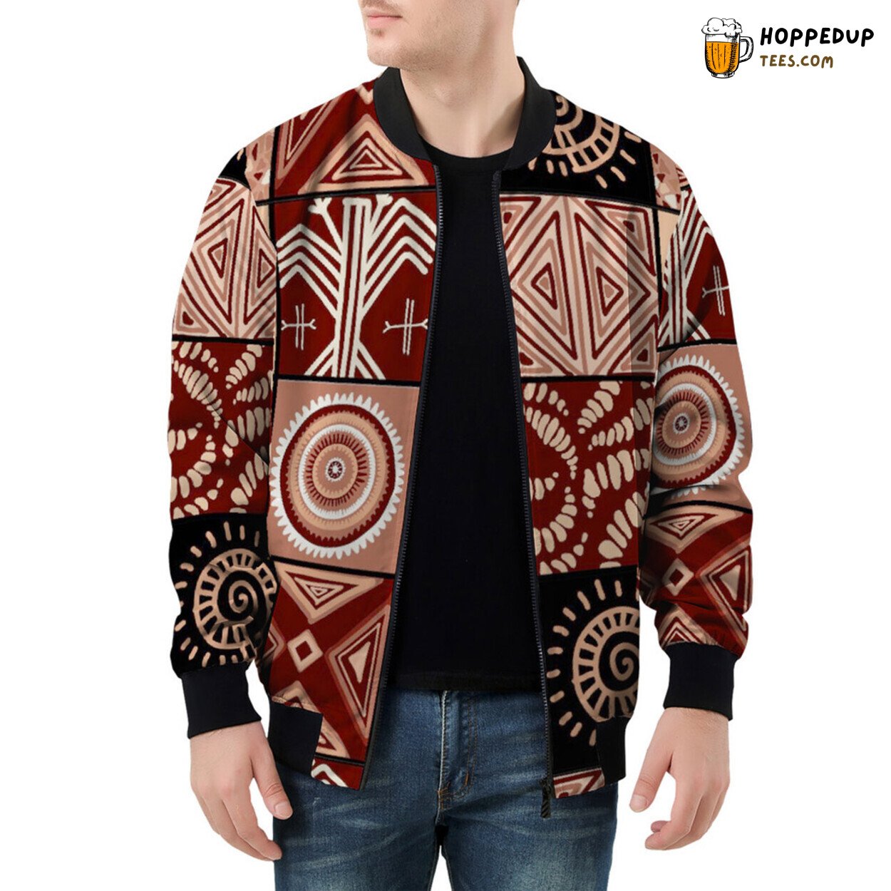 Patchwork Narratives in African Fashion Define Men’s Bomber Jacket