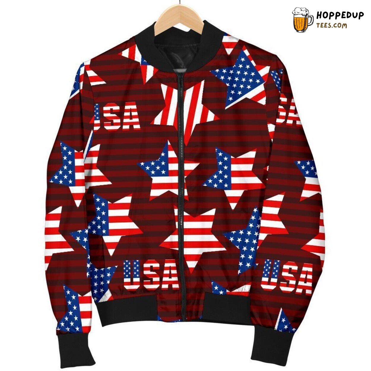 Patriotism USA Essence Unique Men’s Bomber Jacket Distinct Pattern Showcase Patriotism USA Essence Unique Men’s Bomber Jacket Distinct Pattern Showcase