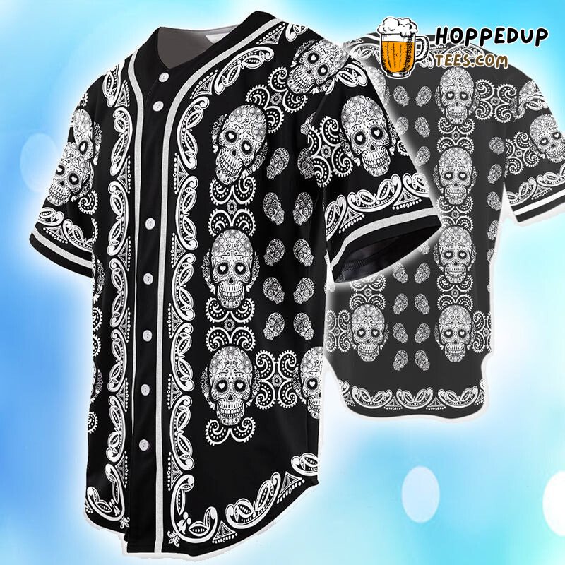 Pattern Skull Head White Baseball Tee Jersey Shirts 3D Pattern Skull Head White Baseball Tee Jersey Shirts 3D