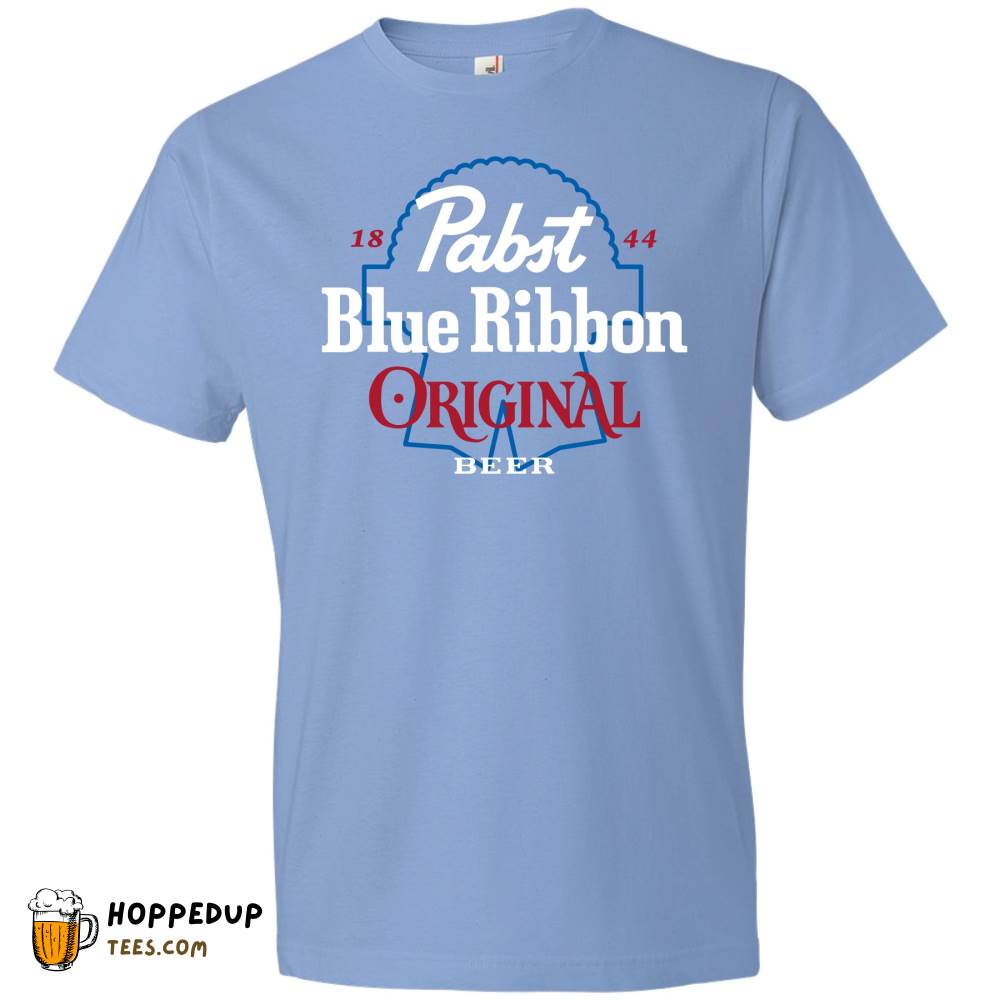 PBR Beer Original Ribbon Light Blue T-Shirt HU