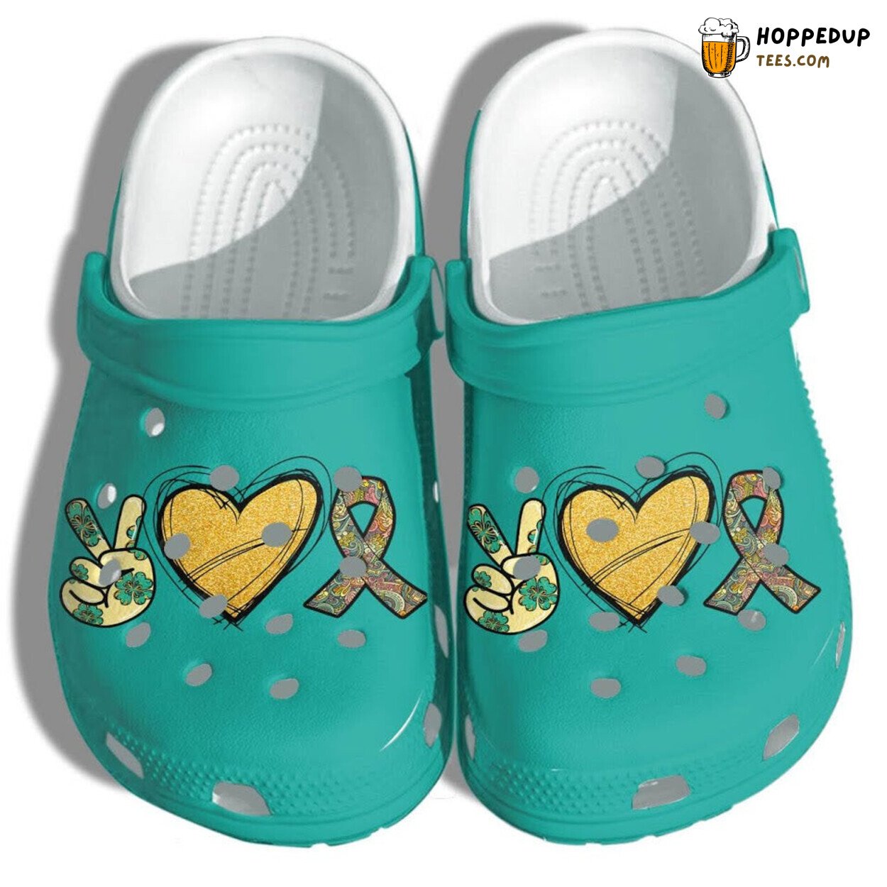Peace Hippie Love Themed Cute Custom Shoes Gifts for Daughters and Girls