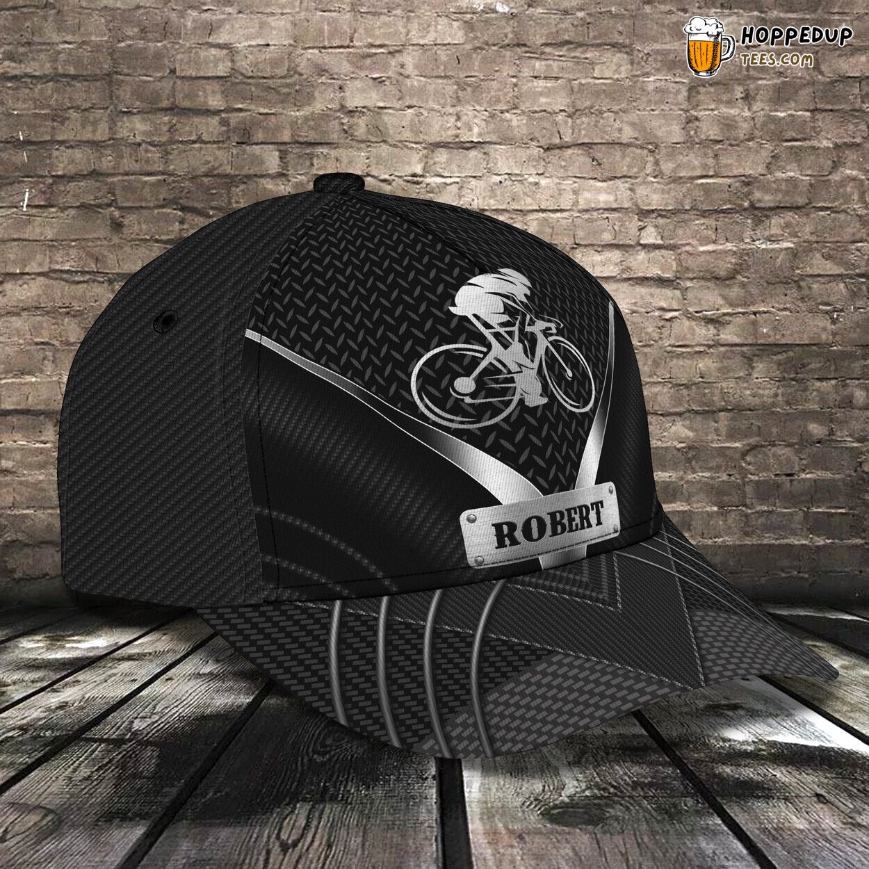 Pedal Pushers Personalized 3D Cycling Classic Cap Unique Road Journey Fit