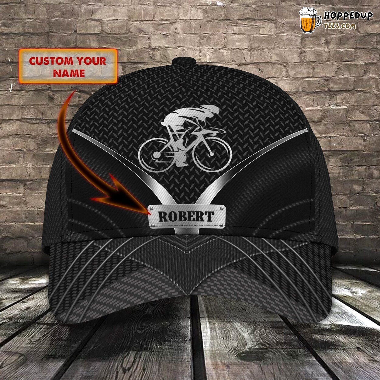 Pedal Pushers Personalized 3D Cycling Classic Cap Unique Road Journey Fit