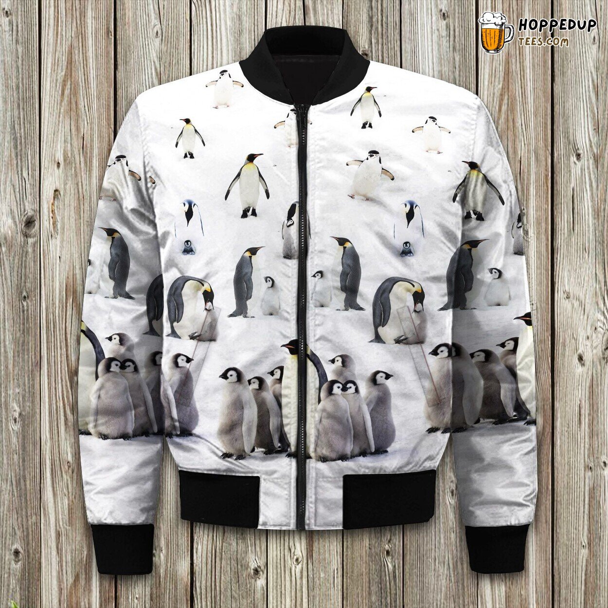 Penguin Winter Bomber Jacket Luxurious Quality Warmth Padded Cute Style