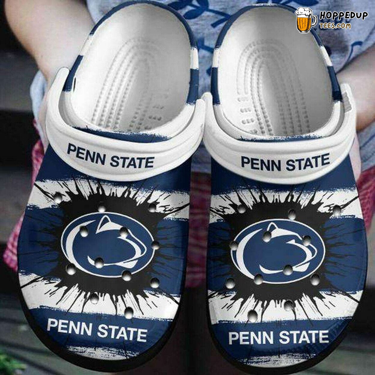 Penn State Nittany Lions Themed Comfortable Unique Clogs Shoes