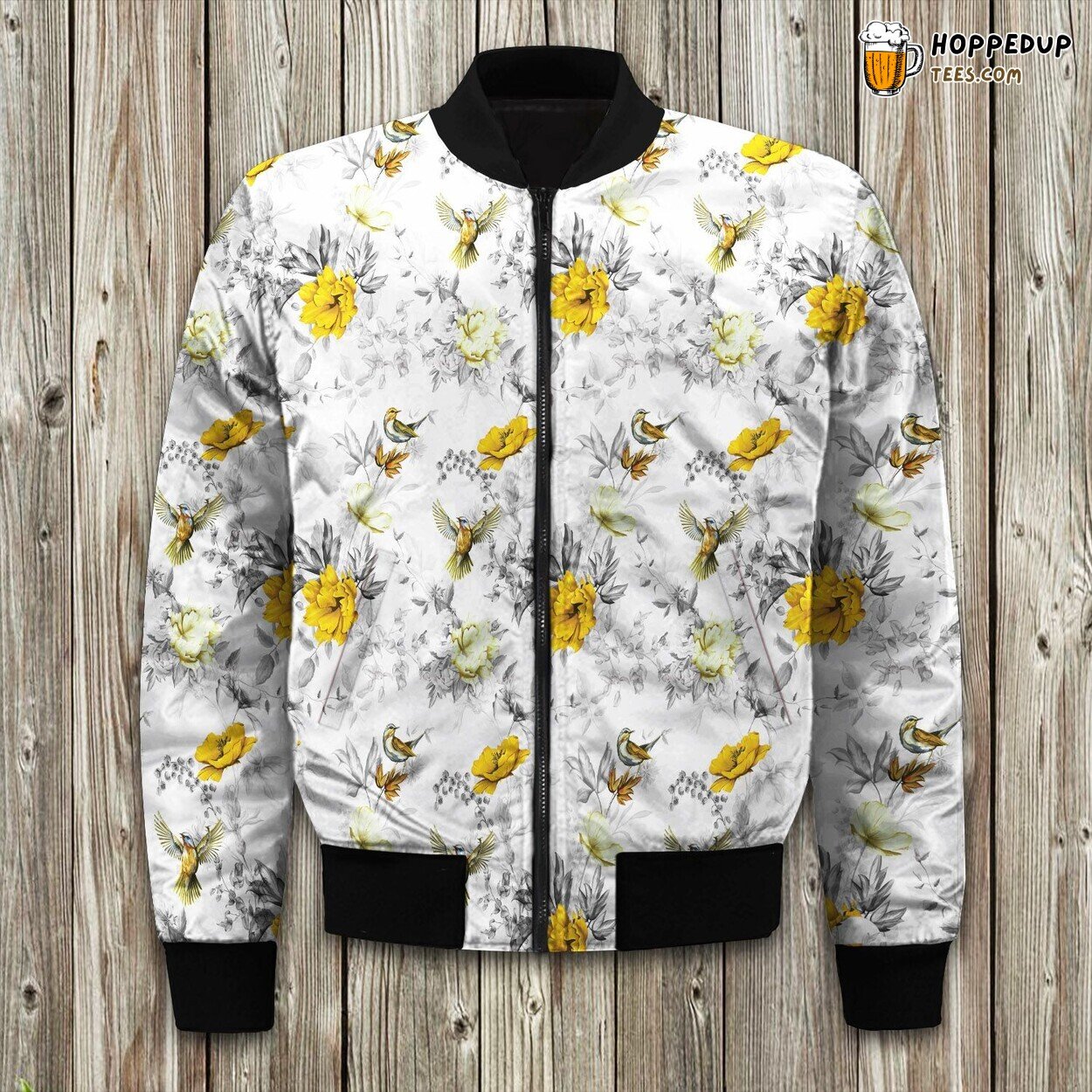 Penrose Floral Clab Bomber Jacket