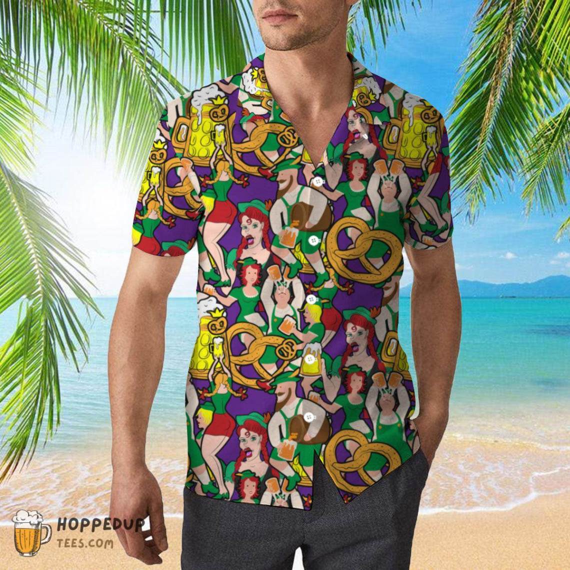 People Enjoy Holiday Beer Hawaiian Shirt