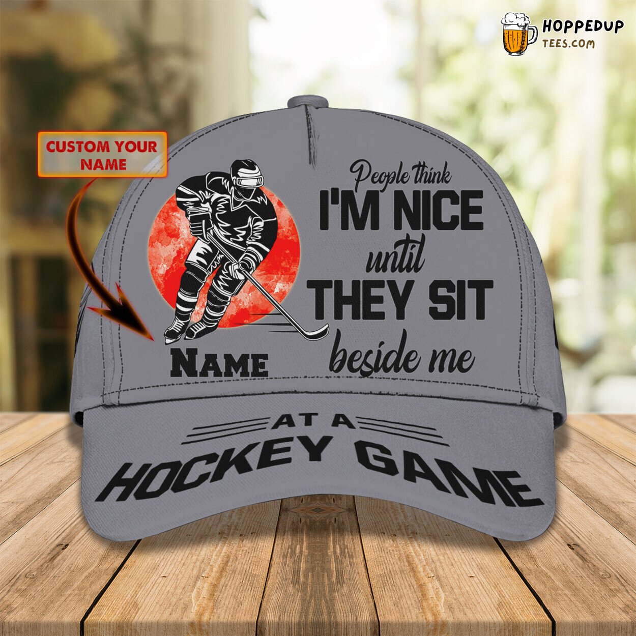 People Think I’m Adorable 3D Classic Cap Personalized Unique Name