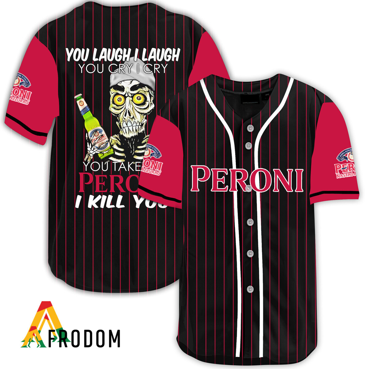 Peroni Beer Protective Laugh Cry Baseball Jersey HU
