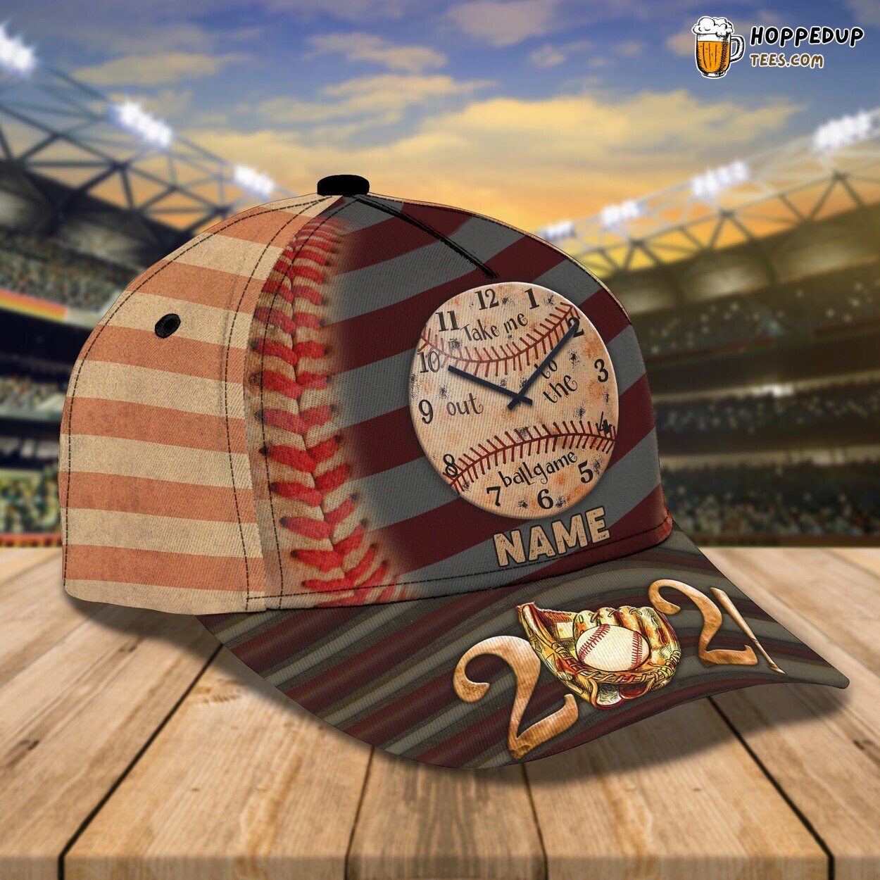 Personalized 3D Classic Baseball Cap Custom Name Embroidery Unique Design