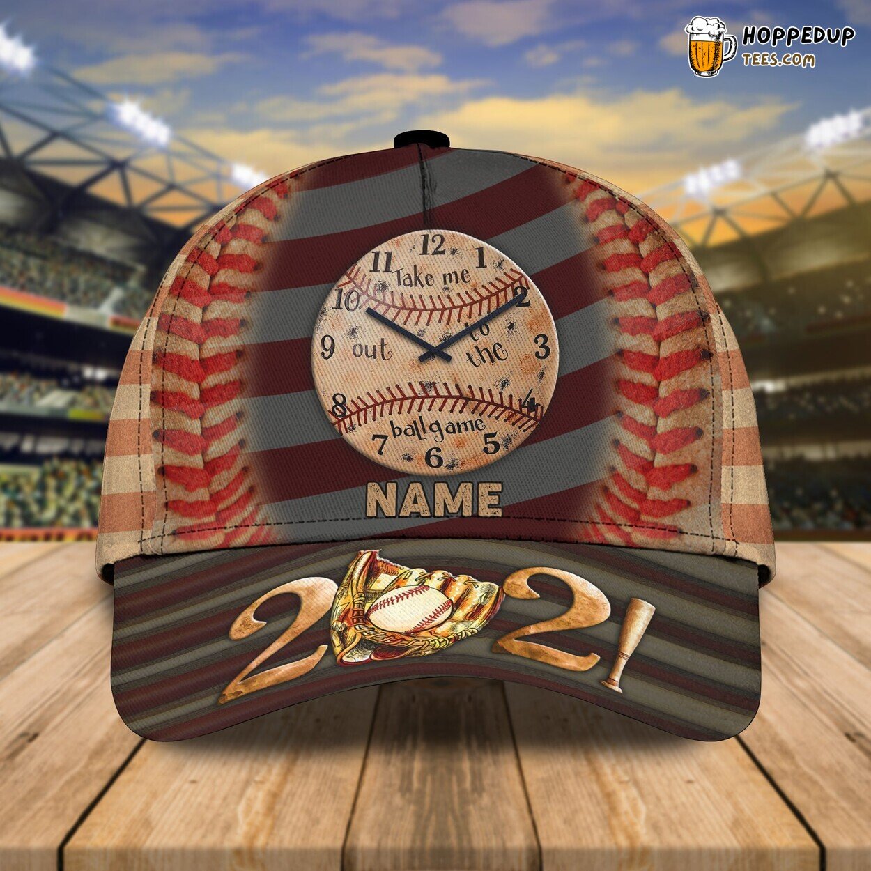 Personalized 3D Classic Baseball Cap Custom Name Embroidery Unique Design