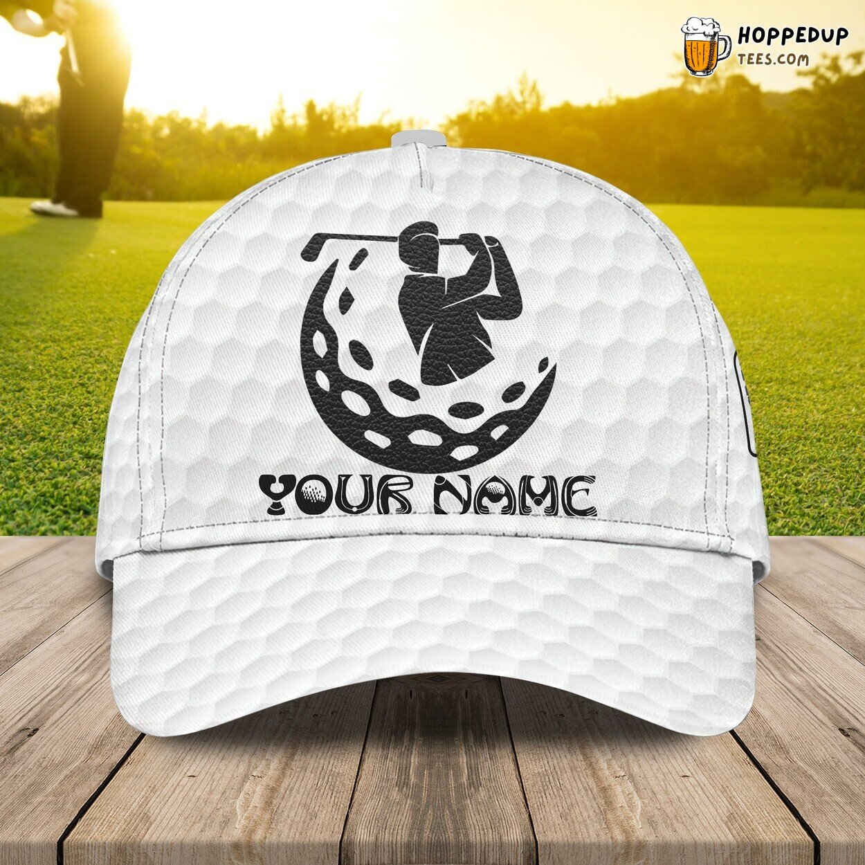 Personalized 3D Classic Golf Cap Unique Custom Name Design Signature Series