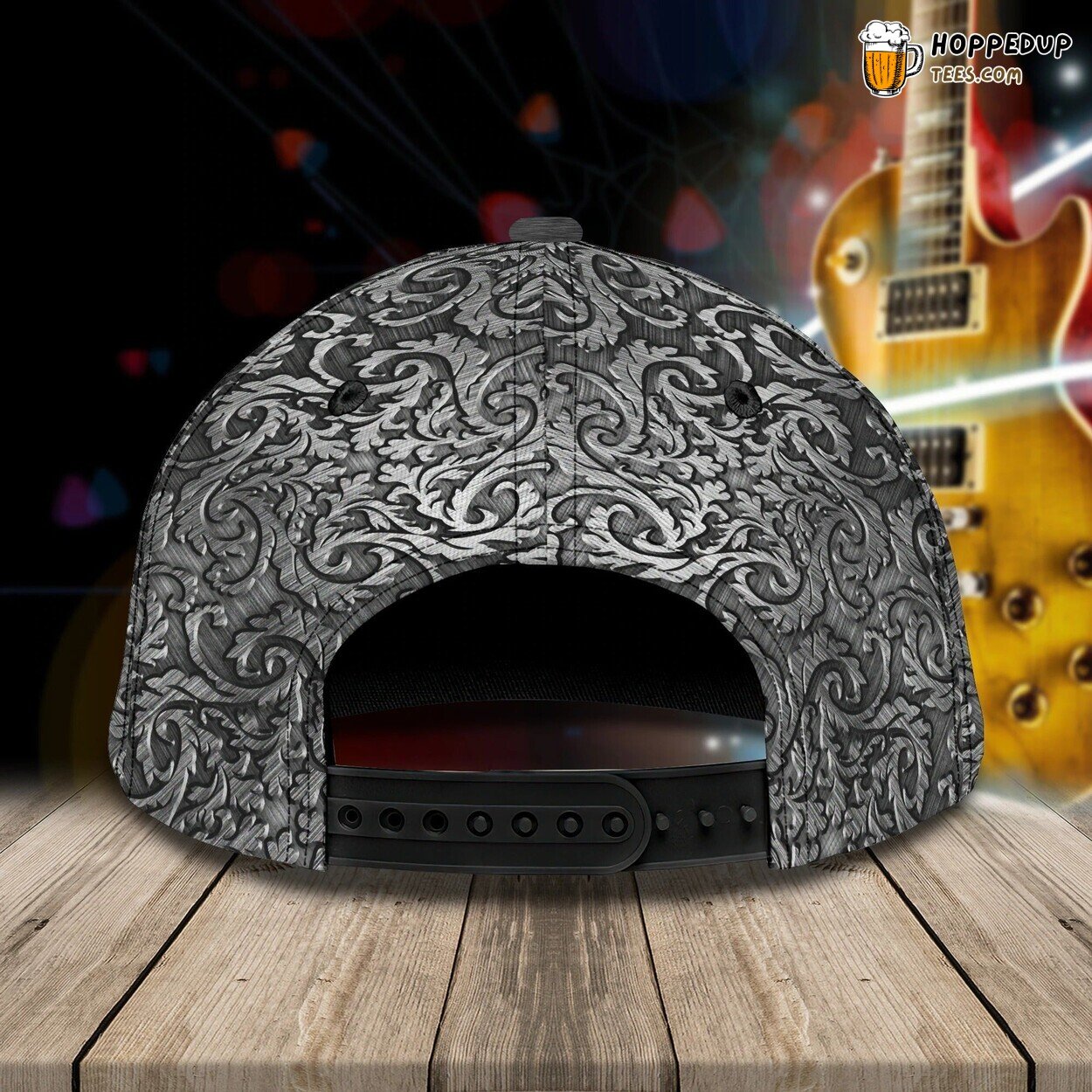 Personalized 3D Guitar Cap Love Design Men Gift Unique Guitar Lover Baseball Hat