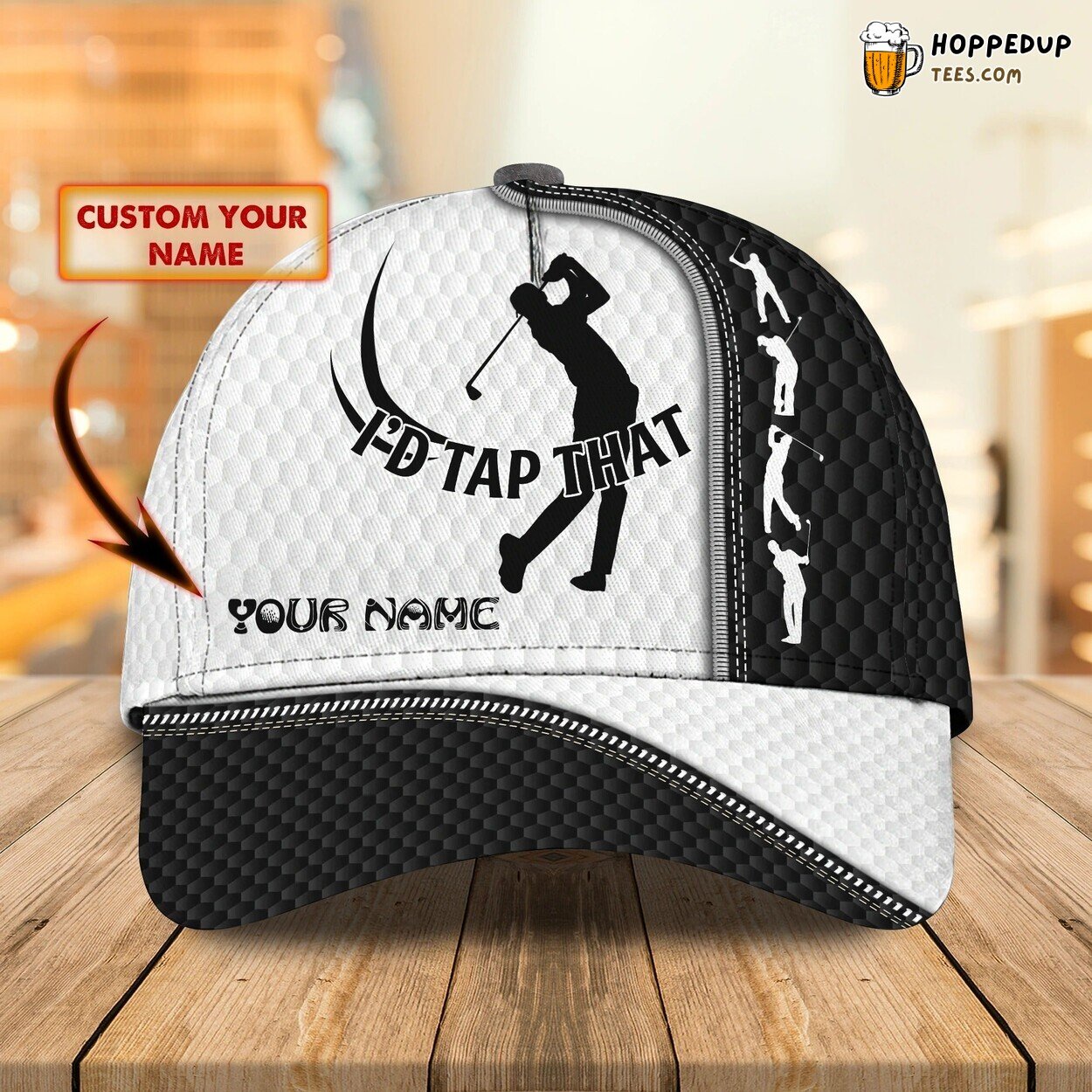 Personalized 3D Print Cap Golf Dad Unique Father Day Golfer Gift Special Wear Personalized 3D Print Cap Golf Dad Unique Father Day Golfer Gift Special Wear