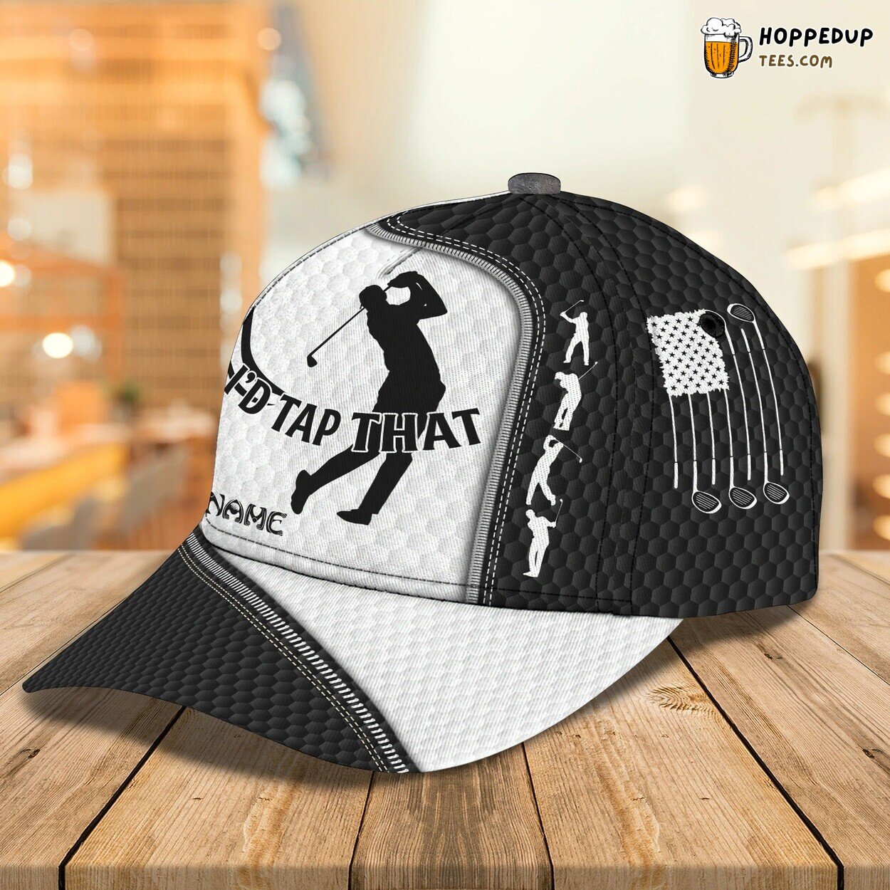 Personalized 3D Print Cap Golf Dad Unique Father Day Golfer Gift Special Wear