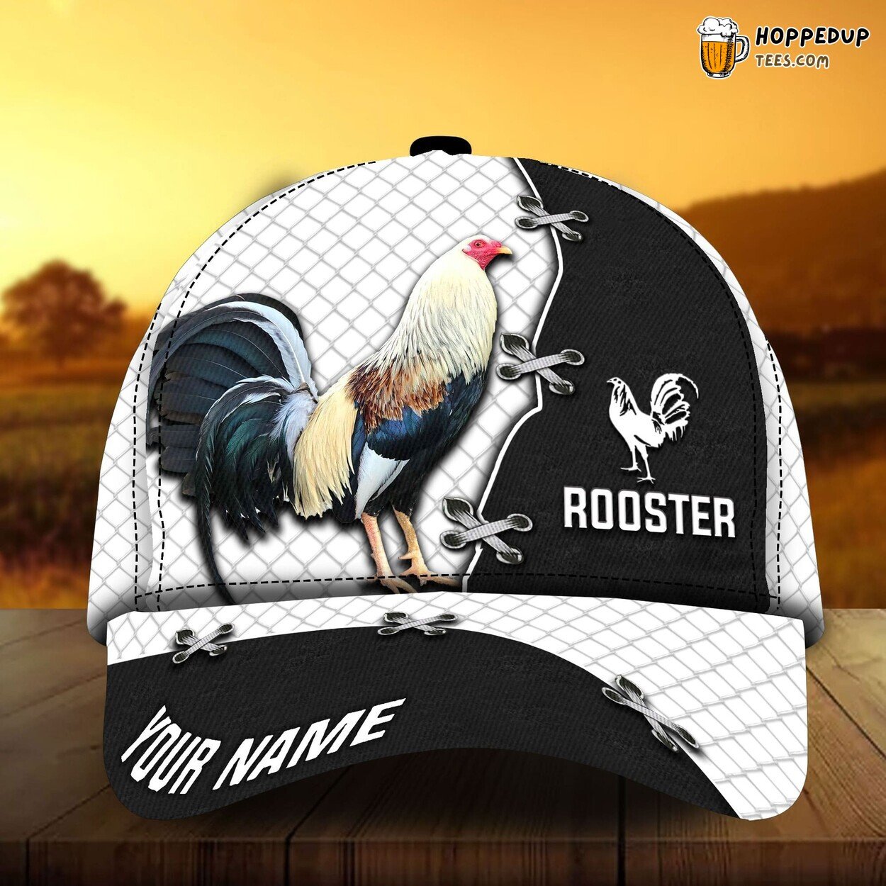 Personalized 3D Rooster Cap Chicken Lover Design Multicolor Unique Hat Wear Personalized 3D Rooster Cap Chicken Lover Design Multicolor Unique Hat Wear