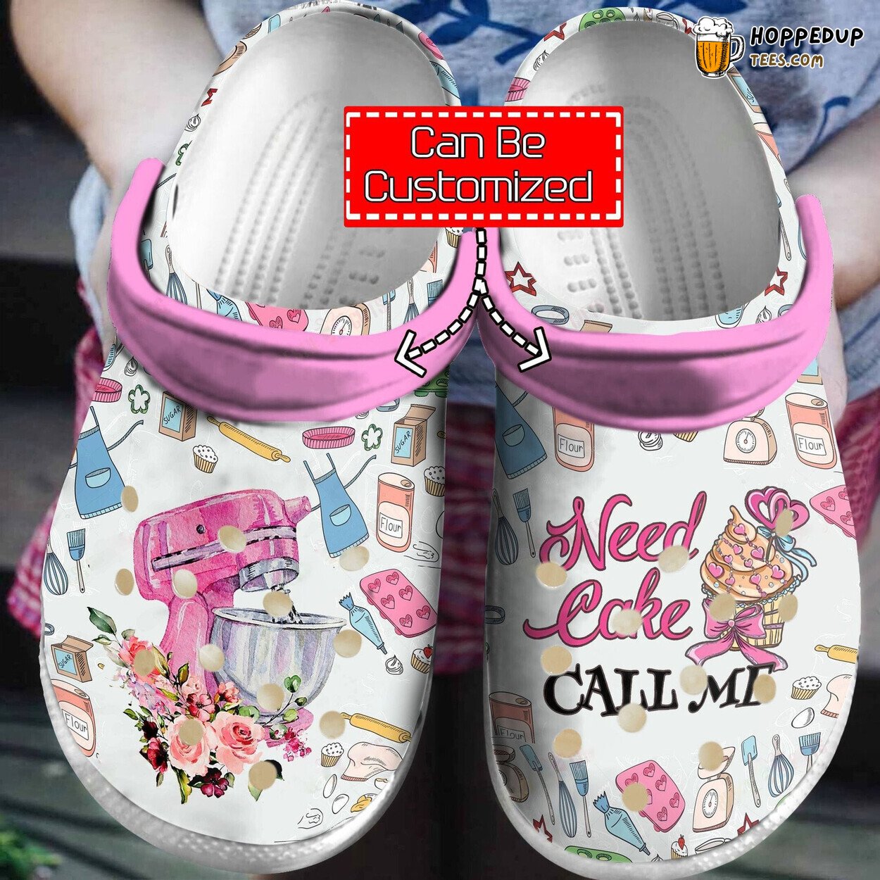 Personalized Baking Need Cake Call Me Classic Comfortable Clogs