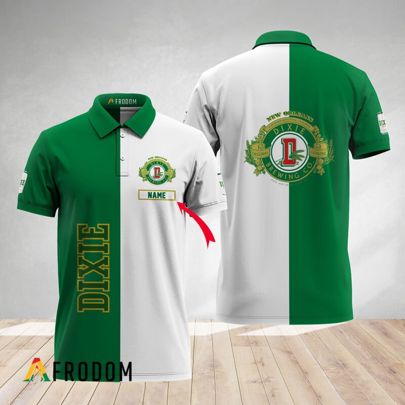 Personalized Basic Bicolor Dixie Beer Polo Shirt HU