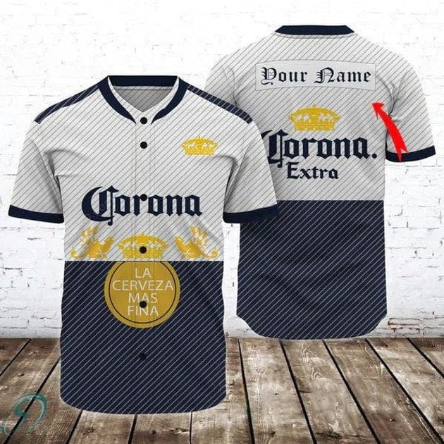 Personalized Basic Corona Beer Baseball Jersey Shirt HU