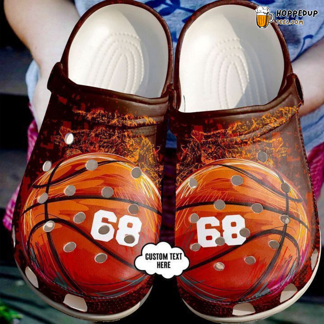 Personalized Basketball Season Classic Comfortable Clogs Shoes Unique