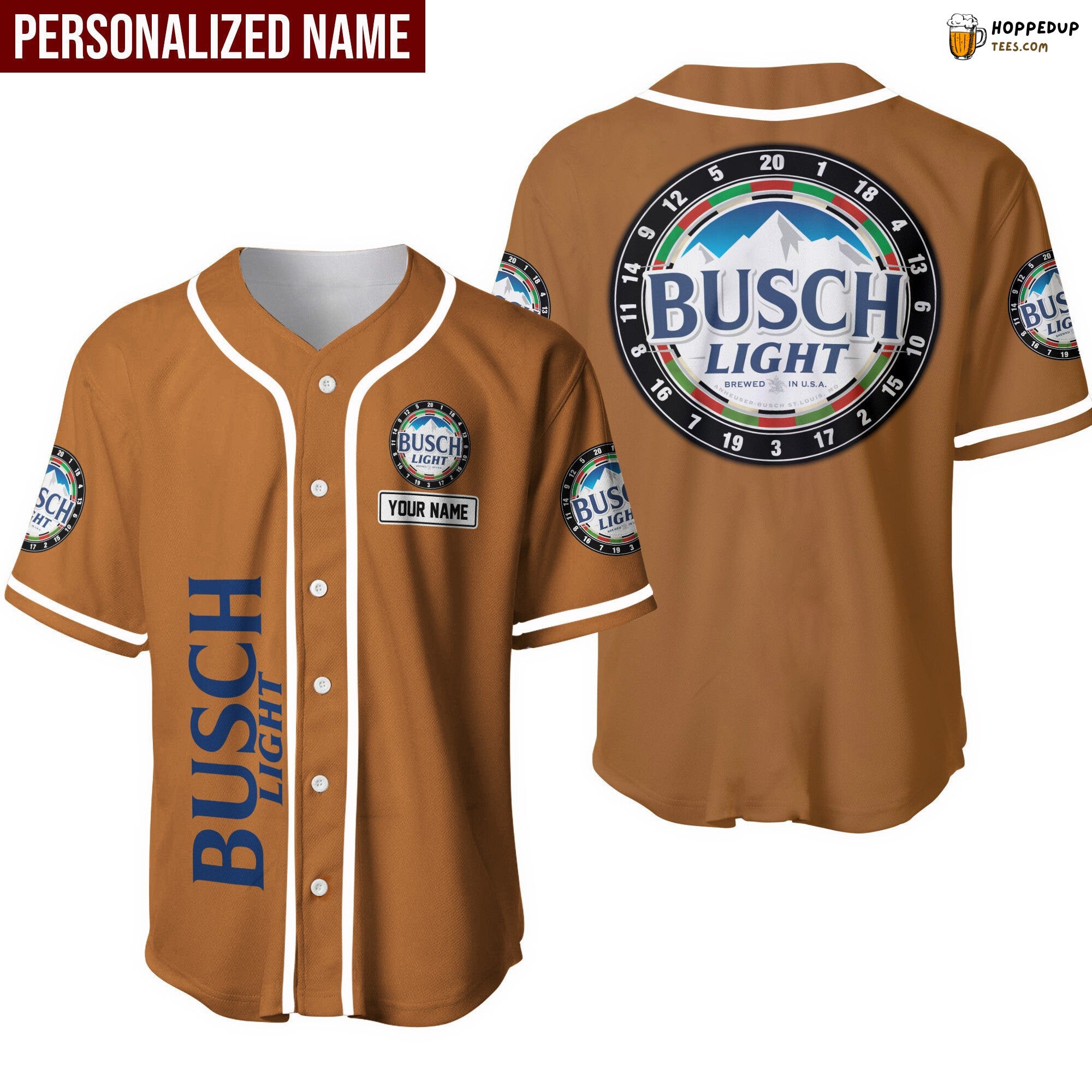 Personalized Beer Dart Board Inspired Unique Baseball Jersey Look