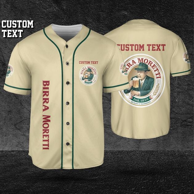 Personalized Birra Moretti Jersey Shirt for Beer Lovers HU