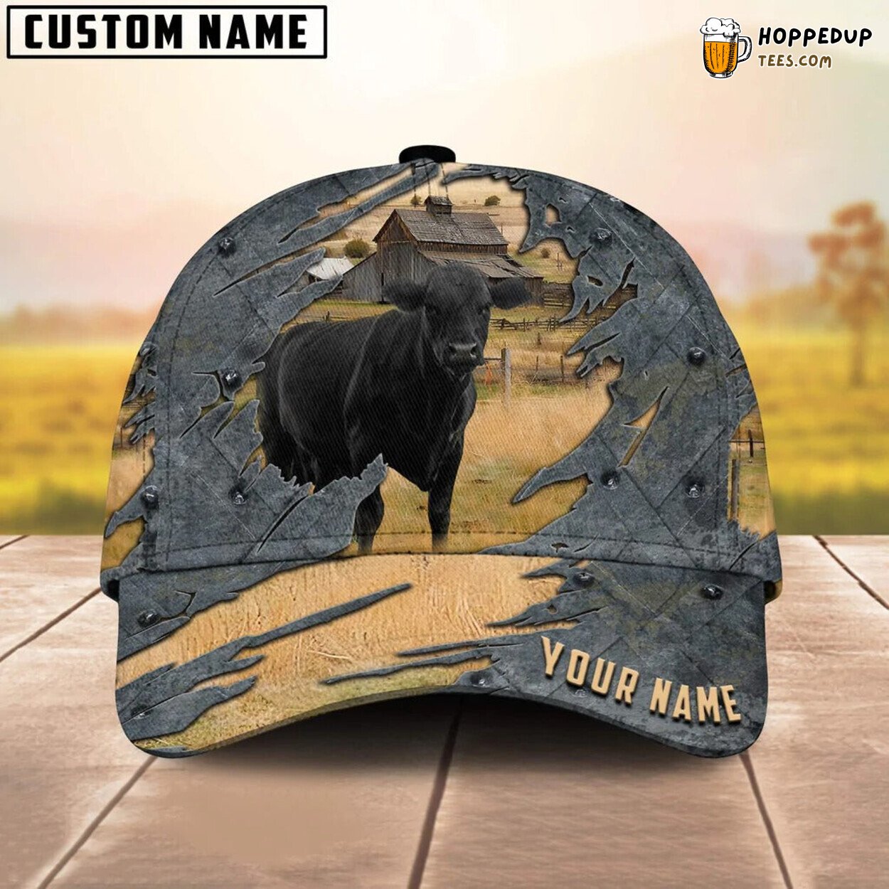 Personalized Black Angus Cap Men Women Baseball Design Farmer Cow Hat Wear Personalized Black Angus Cap Men Women Baseball Design Farmer Cow Hat Wear
