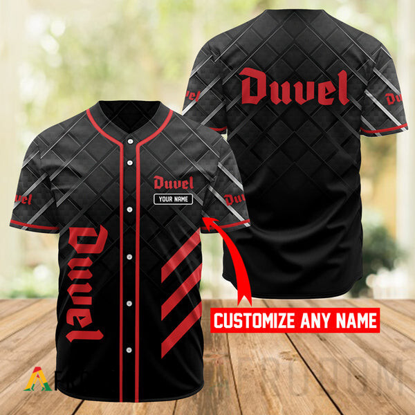 Personalized Black Duvel Beer Baseball Jersey HU