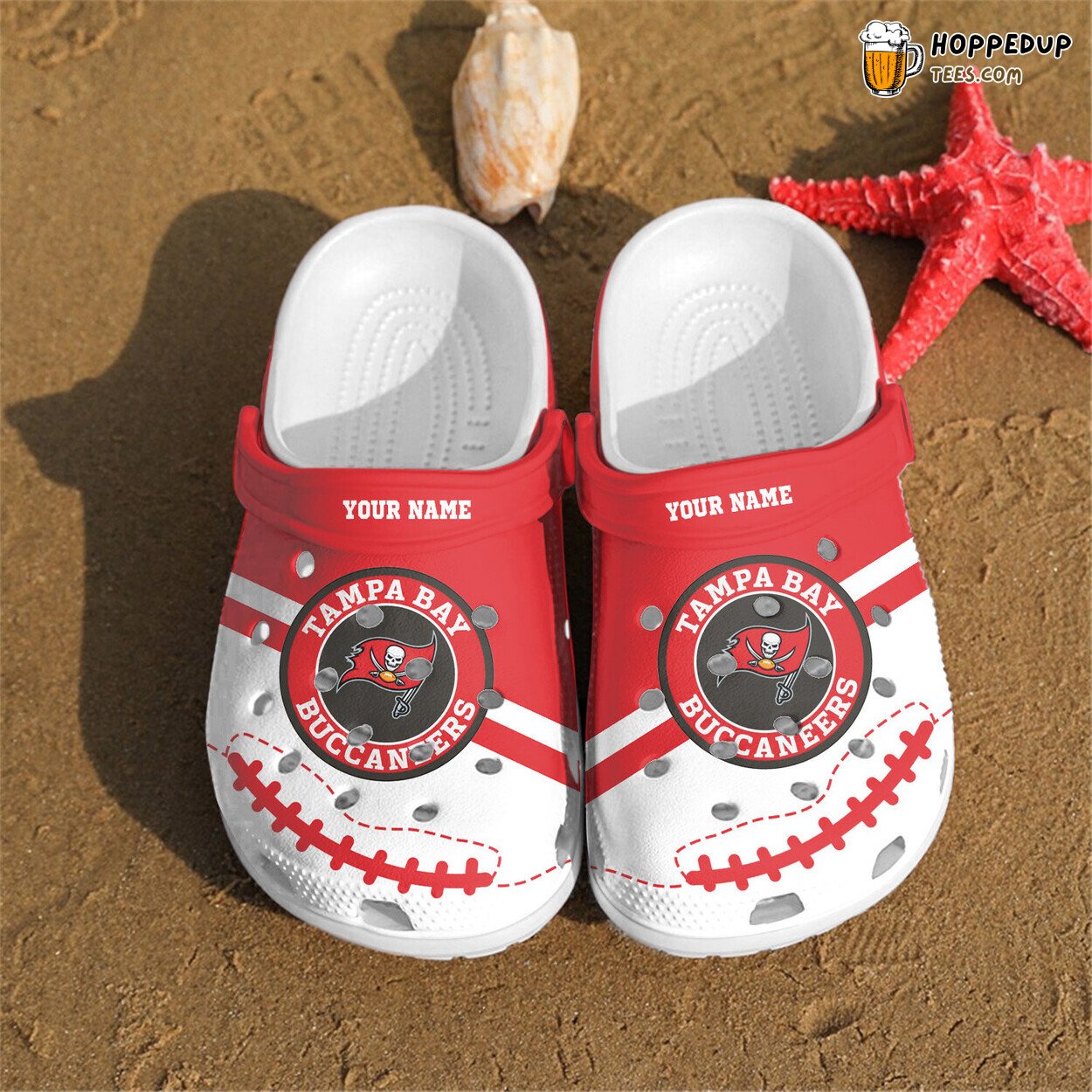 Personalized Buccaneers Themed Sporty Comfortable Clog Shoes Unique