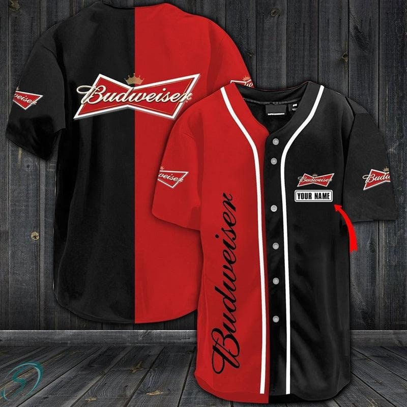 Personalized Budweiser King of Beer Baseball Jersey Shirt HU