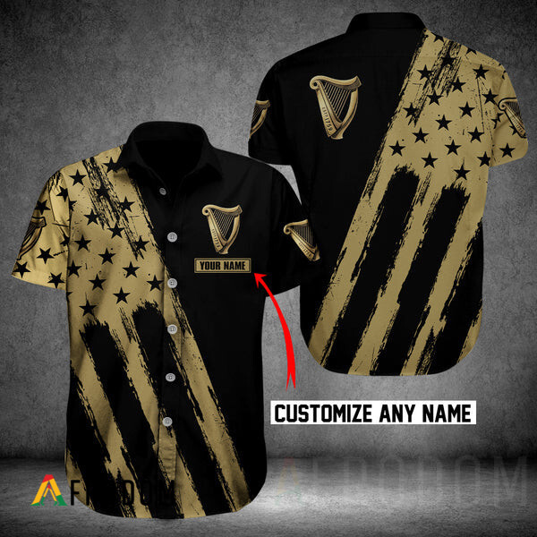 Personalized Button Shirt Guinness Beer HU