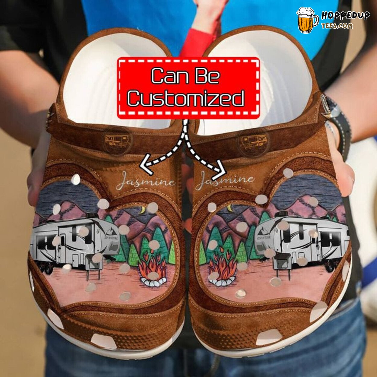 Personalized Camping Love Clogs Shoes Unique Comfortable Style