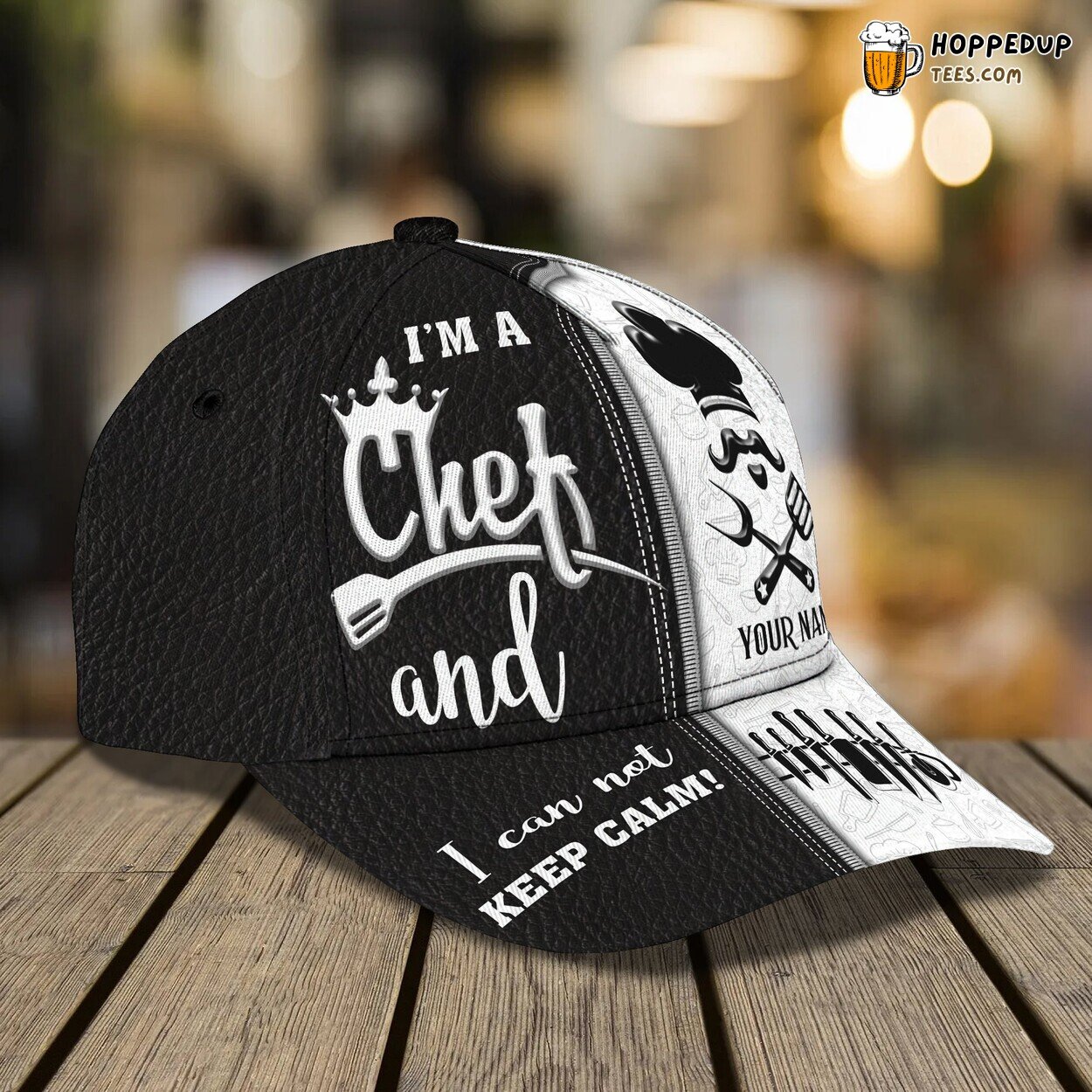 Personalized Chef Elegance Displayed in a 3D Classic Cap Unique Design