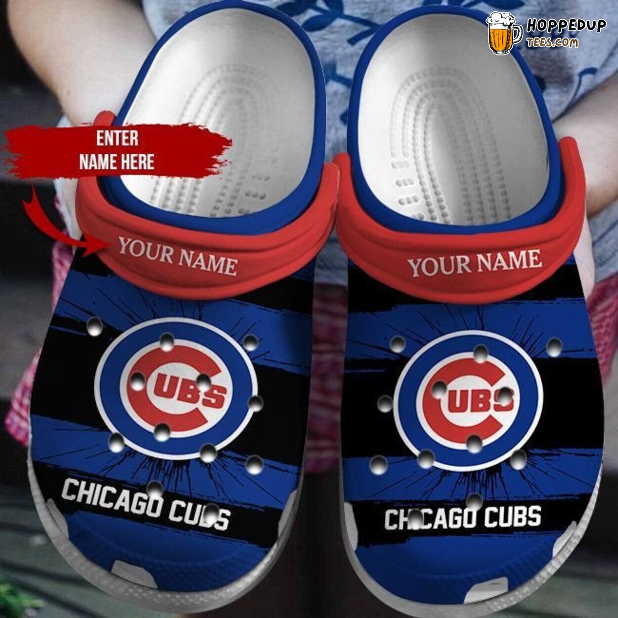 Personalized Chicago Cubs Crocbland Comfortable Clog