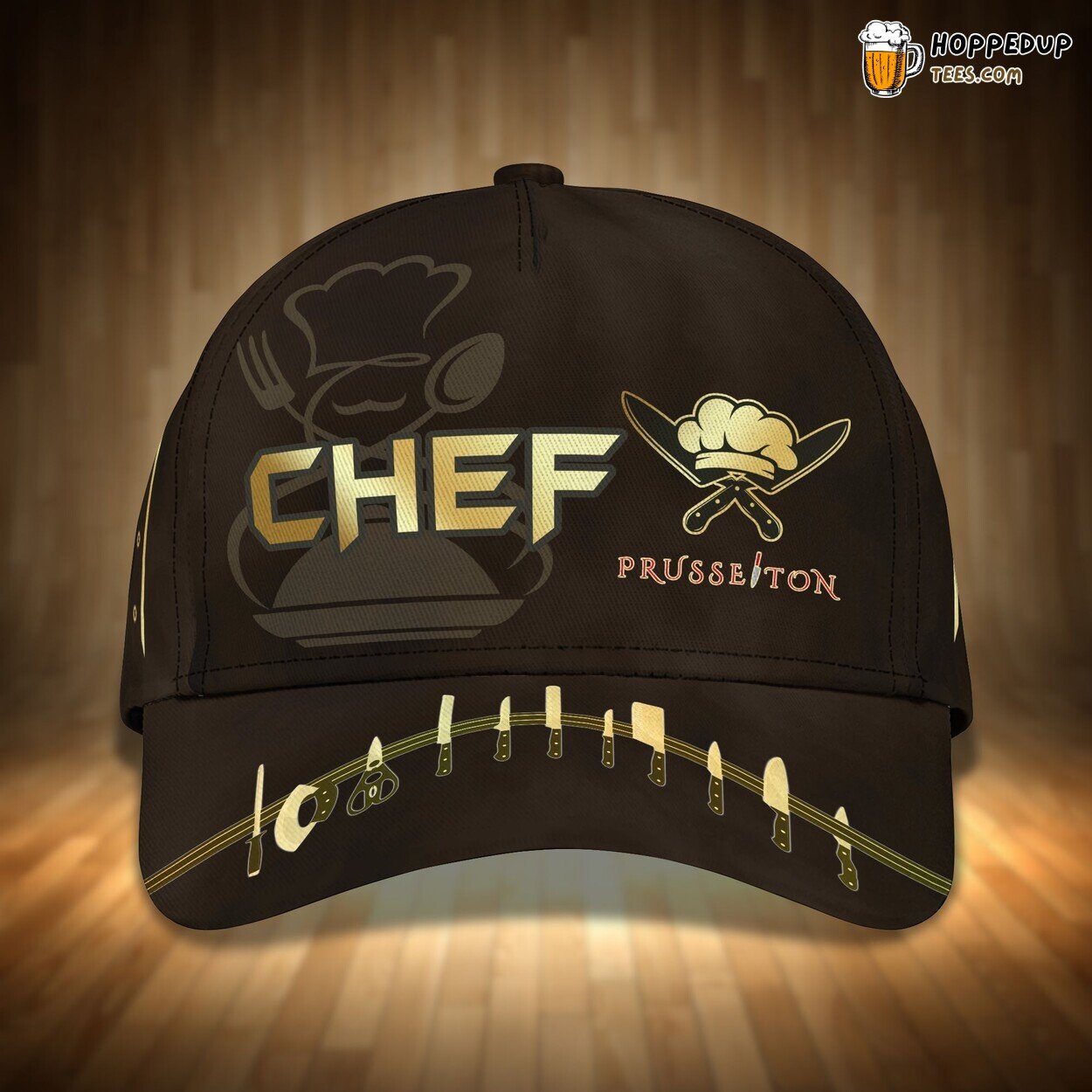 Personalized Classic 3D Cap Chef Design Authentic Unique Premium Series