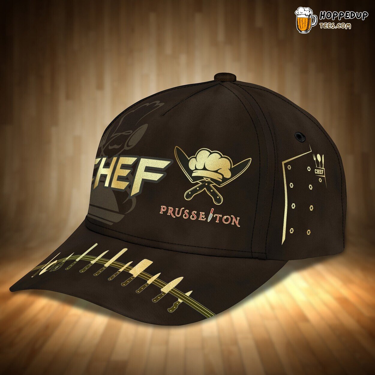 Personalized Classic 3D Cap Chef Design Authentic Unique Premium Series